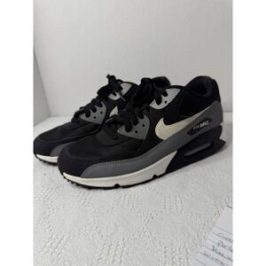 Nike Air Max 90 Black Grey White Men's Athletic Shoes Size 8